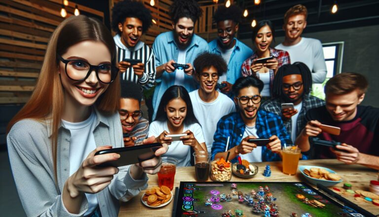 mobile gaming party